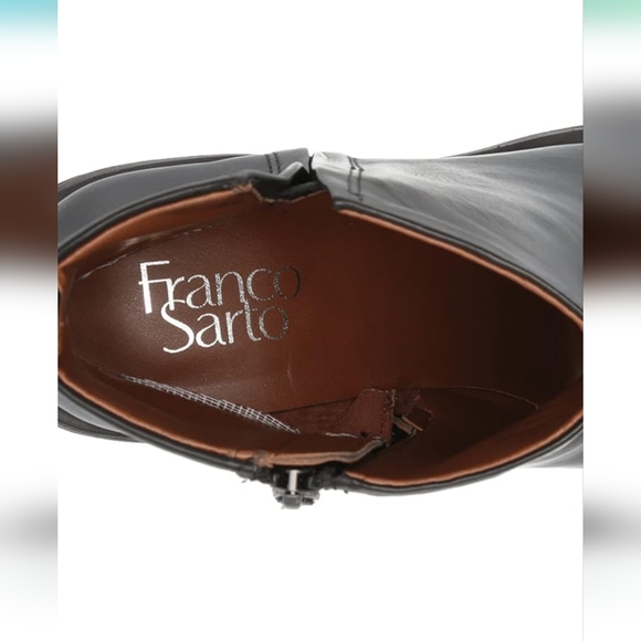 NEW NEVER WORN FRANCO SARTO HAND FINISHED LEATHER BOOTS 8.5 - Picture 12 of 16